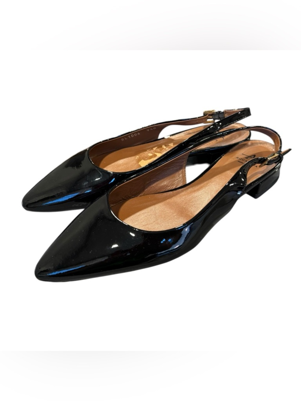 Aquatalia Panfilia Slingback Patent‎ Leather Flats